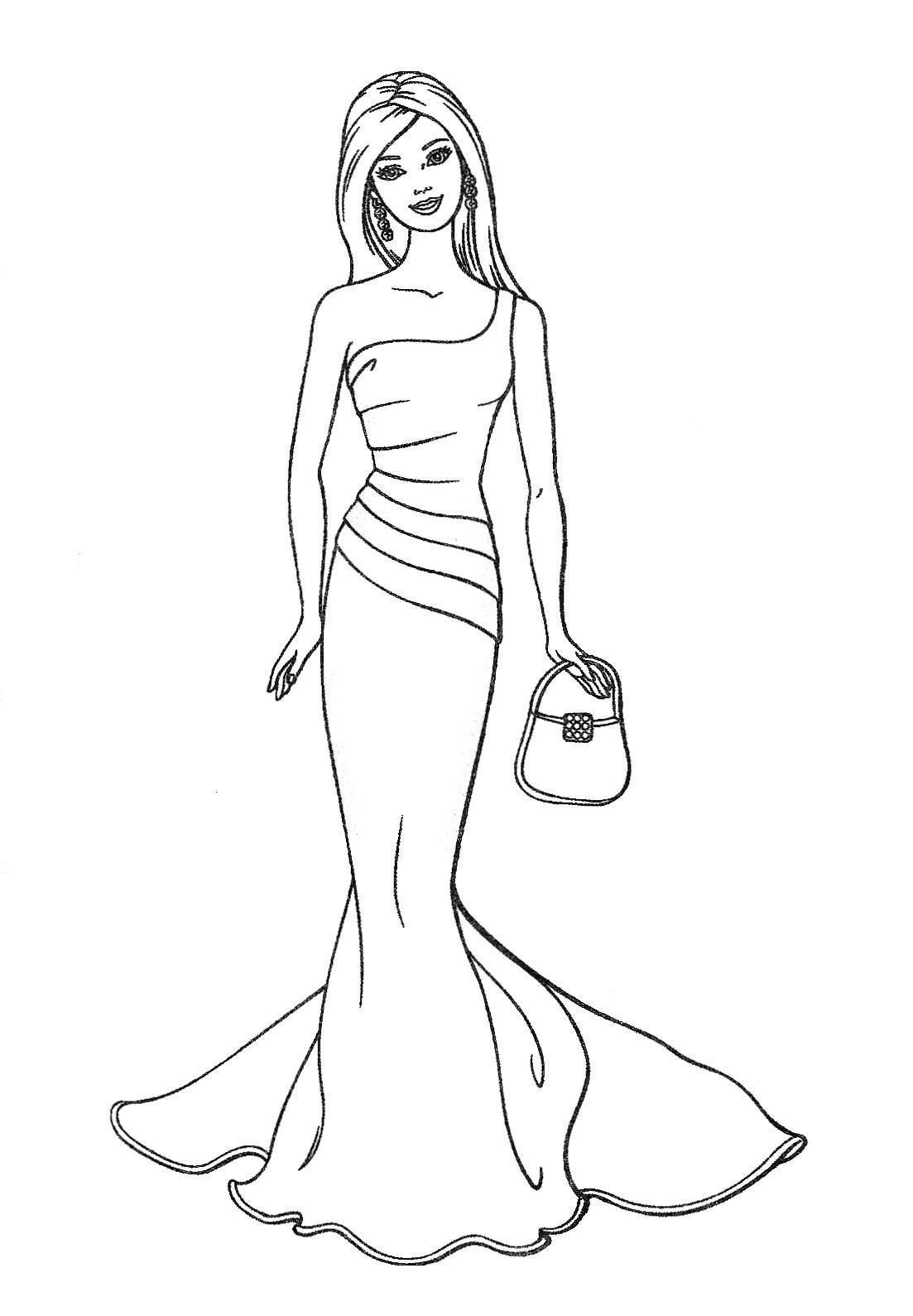 Featured image of post Barbie Colouring Pages Printable