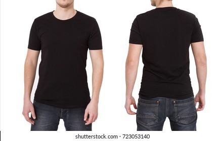 Featured image of post Black T Shirt Model Front And Back