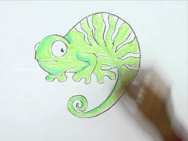 Featured image of post Cartoon Chameleon Sketch