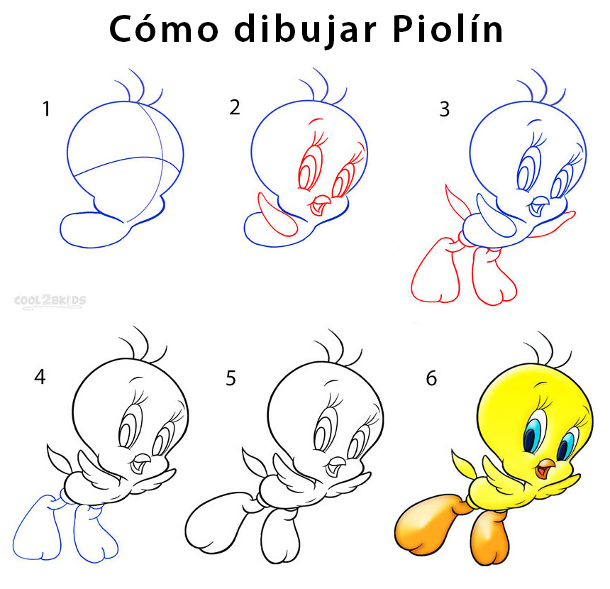 Featured image of post Dibujos De Piolin Paso A Paso