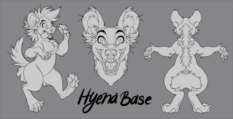 Featured image of post Hyena Furry Ref Base