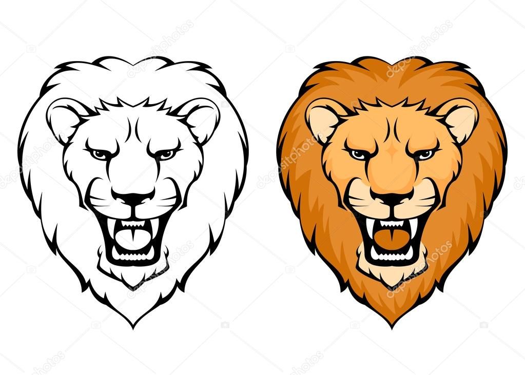 Featured image of post Lion Head Drawing Cartoon