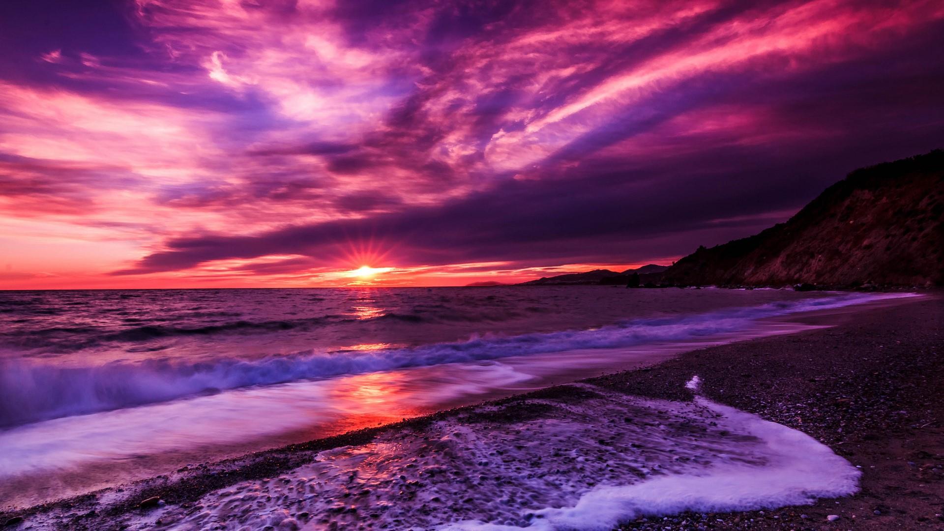 Featured image of post Purple Sunset Wallpaper For Laptop