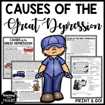 Featured image of post Teaching To The Middle Answer Key Causes Of The Great Depression